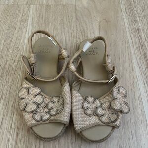 Janie and Jack Woven Flower Espadrille